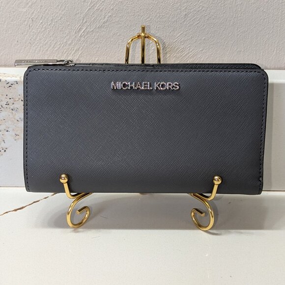 Michael Kors Gray Wallet - Picture 1 of 5